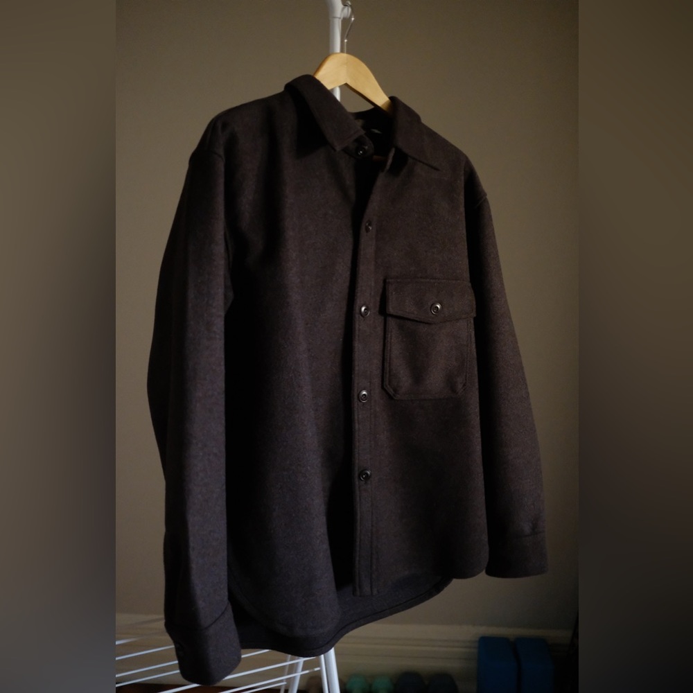 Uniqlo men’s heavyweight shirt jacket